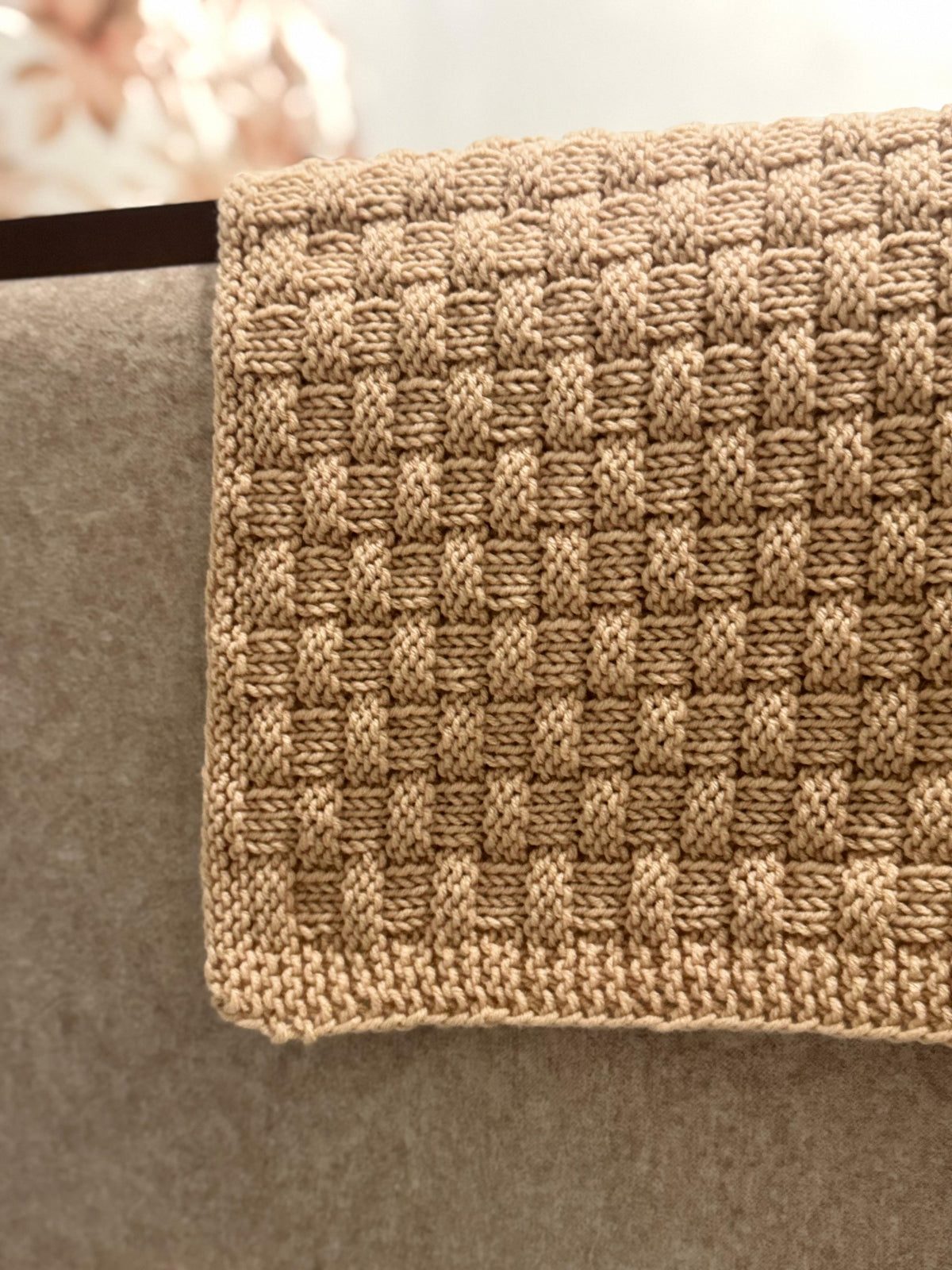 Easy Snuggle Squares Baby Blanket – Knitting Pattern for Handmade Comfort