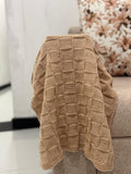 Quick & Easy Checks Baby Blanket – Knitting Pattern - Instant PDF Download