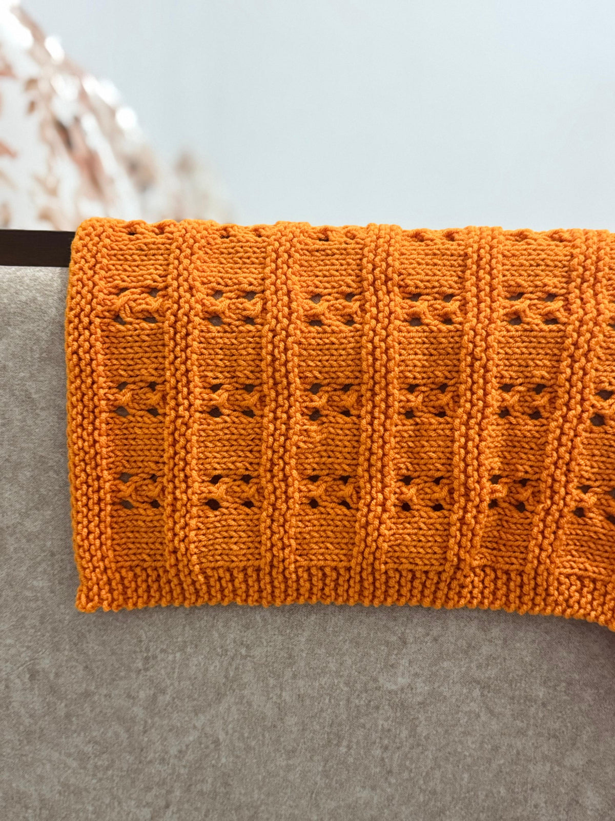 Easy Lacy Dream Baby Blanket - Knitting Pattern - Instant PDF Download