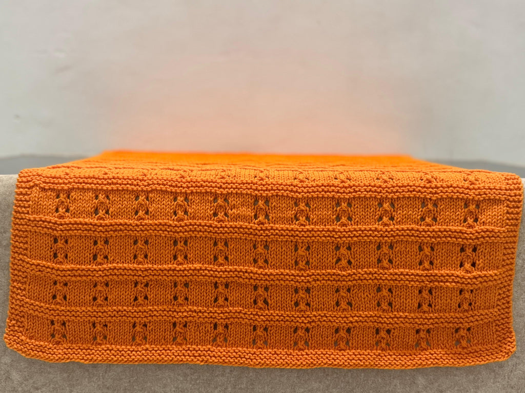 Easy Lacy Dream Baby Blanket - Knitting Pattern - Instant PDF Download