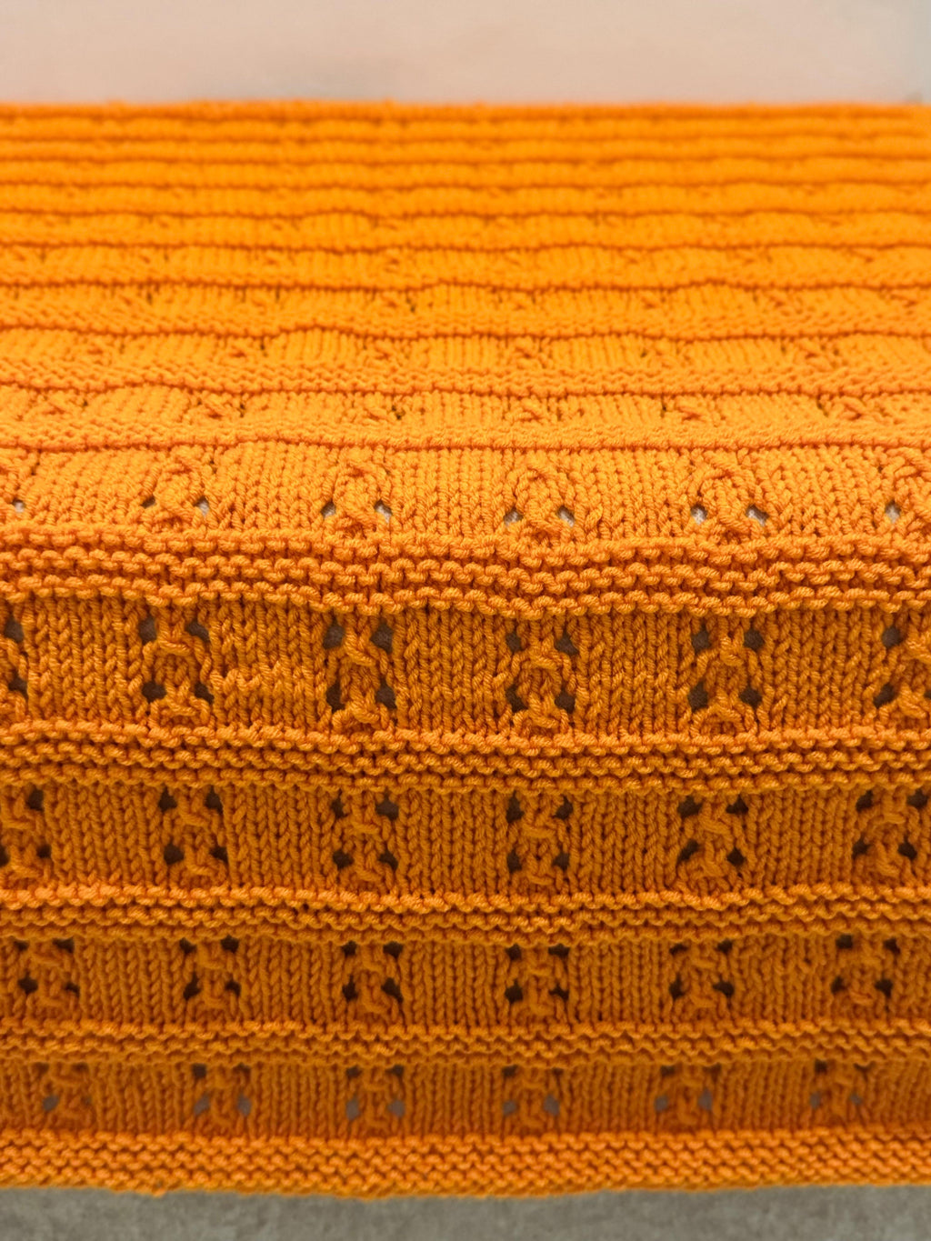 Easy Lacy Dream Baby Blanket - Knitting Pattern - Instant PDF Download