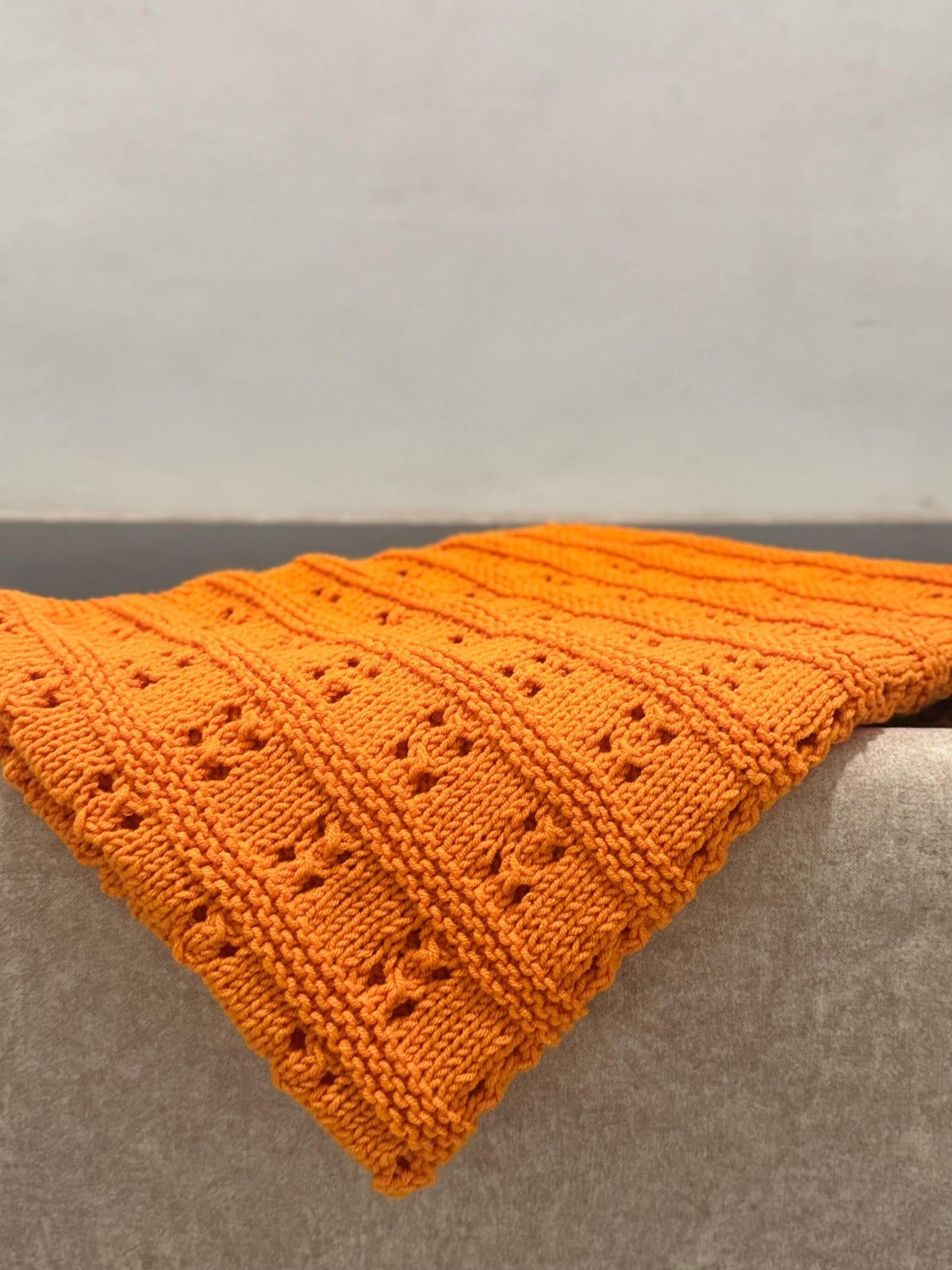Easy Lacy Dream Baby Blanket - Knitting Pattern - Instant PDF Download