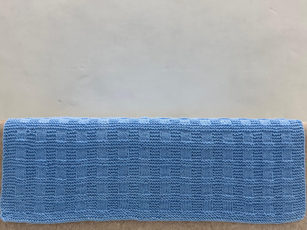 Easy Elara Weave Baby Blanket Knitting Pattern – Instant Digital Download