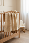 Ivory Brick Baby Blanket — Pinterest Lifestyle Image