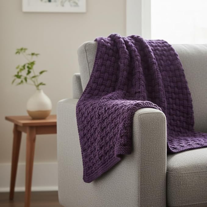 Easy Weave Baby Blanket – Knitting Pattern for Handmade Comfort