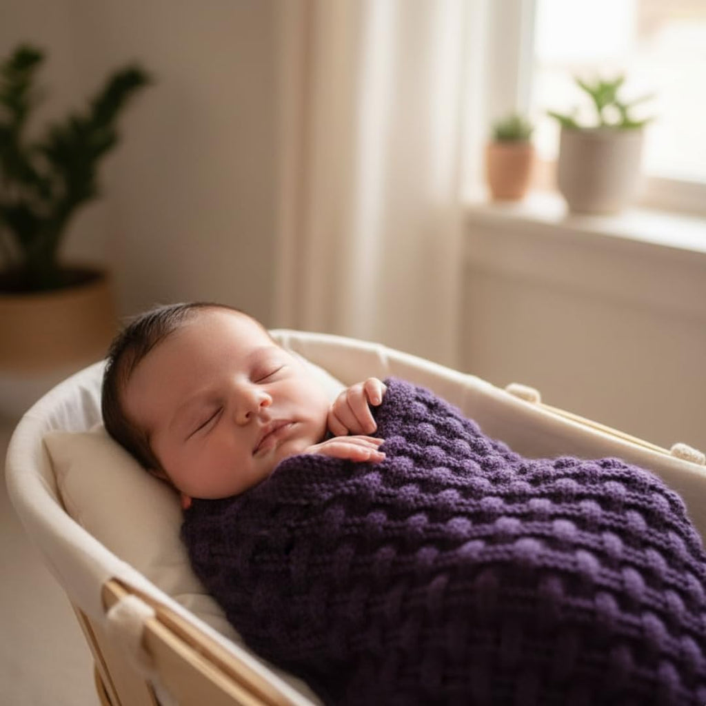 Easy Weave Baby Blanket – Knitting Pattern for Handmade Comfort