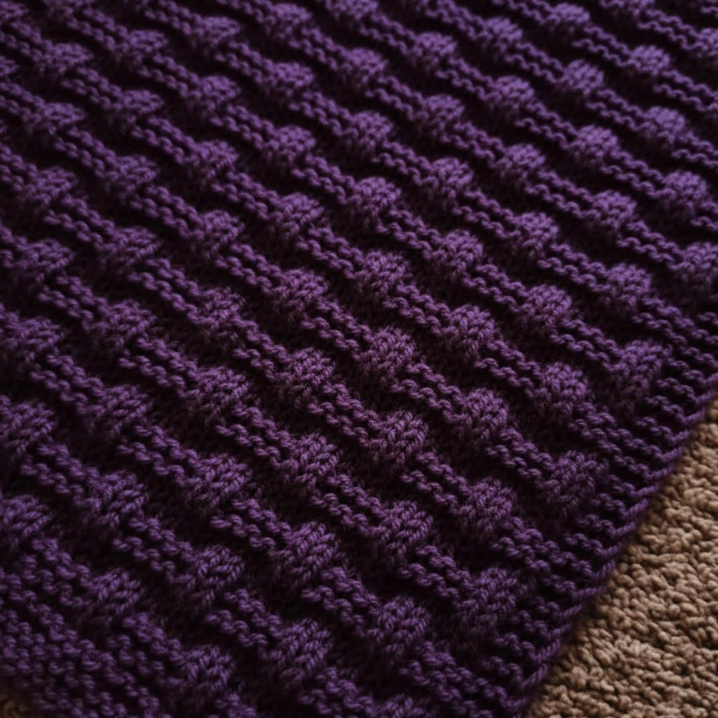 Easy Weave Baby Blanket – Knitting Pattern for Handmade Comfort